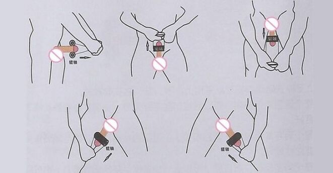 Technique Jelqing pour l'agrandissement du pénis